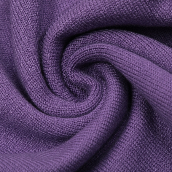 Ami Women's Purple Sweater Turtlenecks - Picture 5 of 8